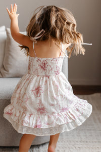 SS Girl's Dress Everleigh Dress (floret pink)