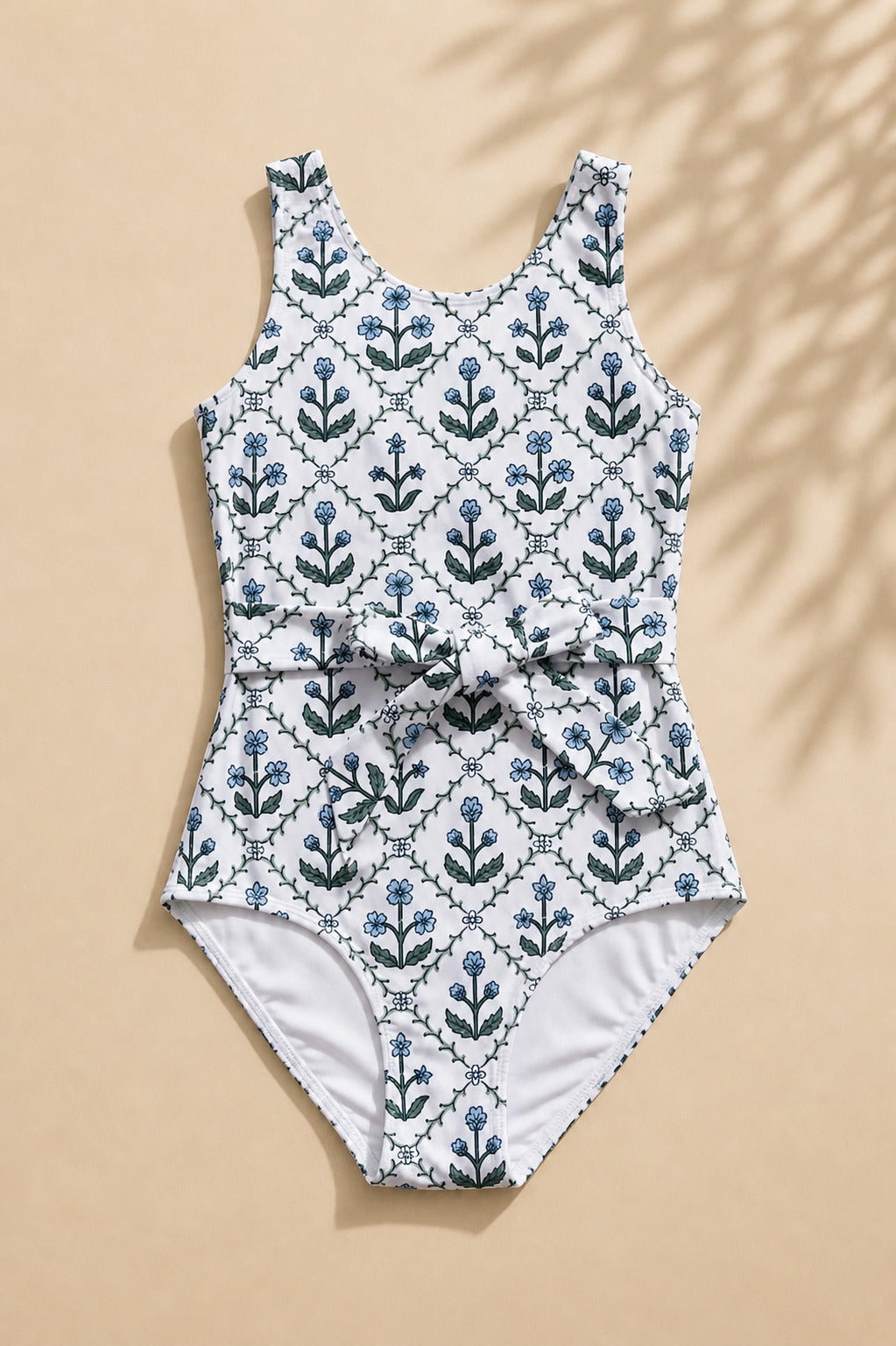 LB Girl's Swim Tie One Piece (bluebell)