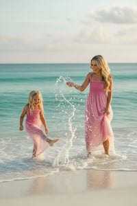 SS Women's Dress Women's Isa Maxi (pink ombré tulle)