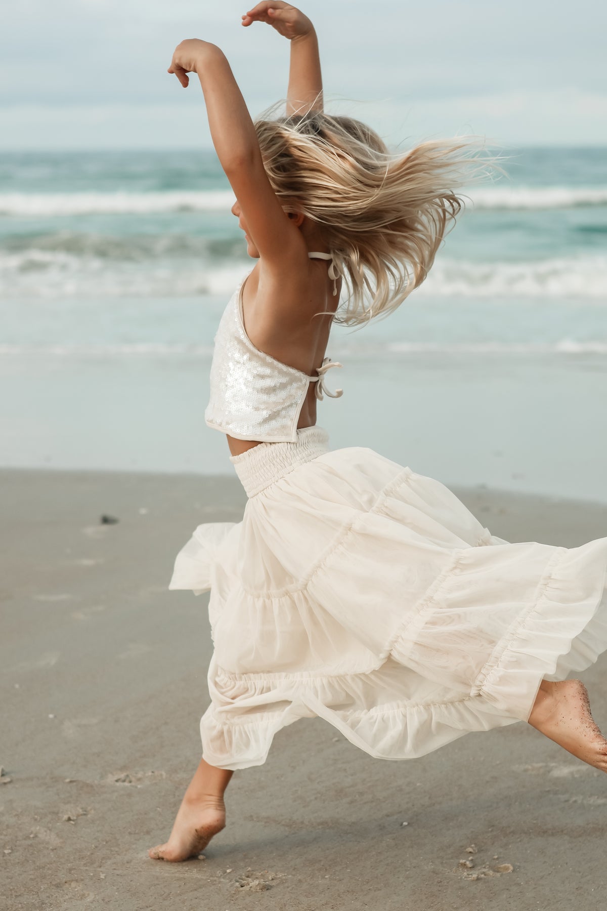 SS Girl's Bottoms Jolie Skirt (natural tulle)