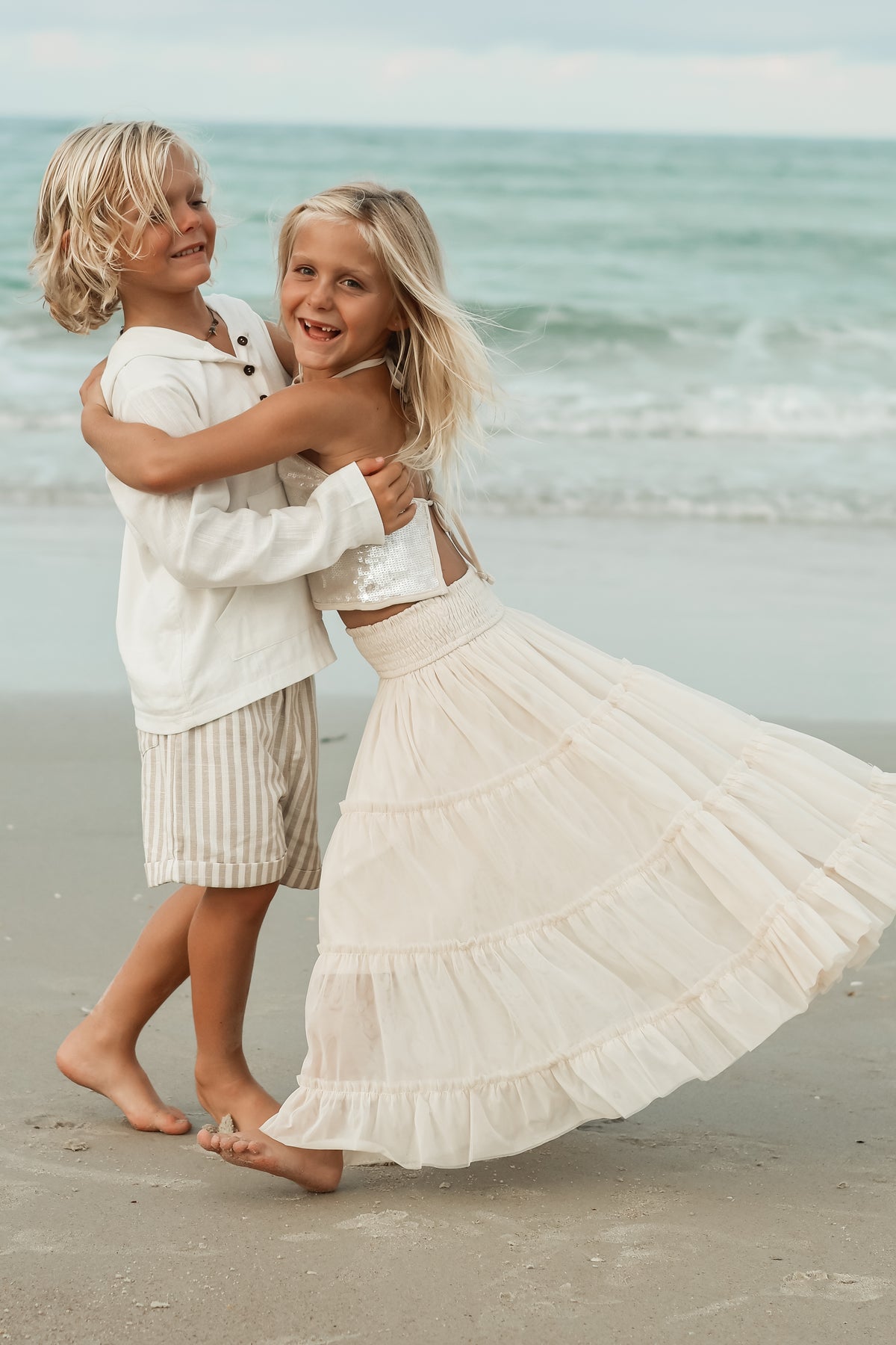 SS Girl's Bottoms Jolie Skirt (natural tulle)