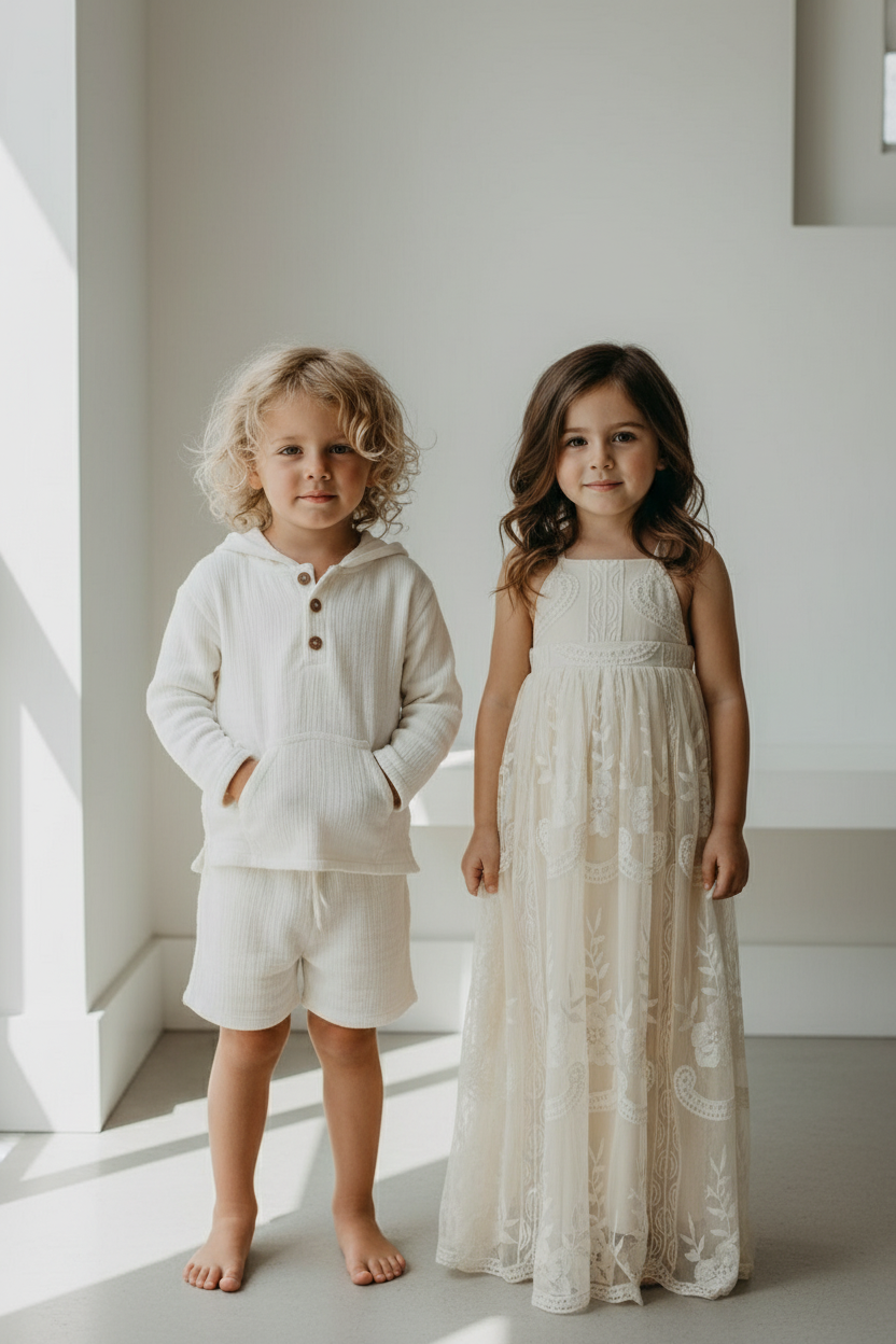 SS Girl's Dress Madeline Lace Dress (ivory)