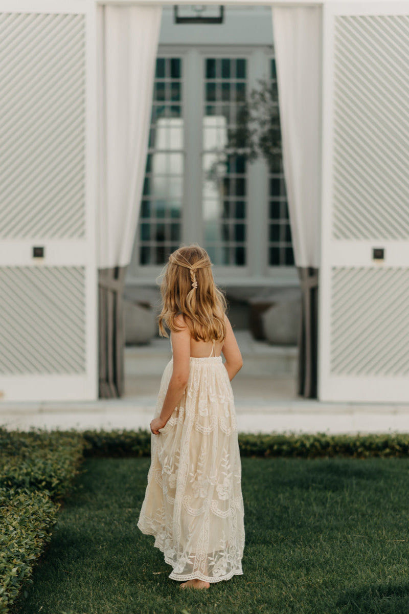 SS Girl's Dress Madeline Lace Dress (ivory)