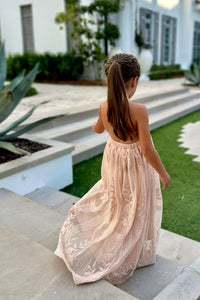 SS Girl's Dress Madeline Lace Dress (natural pink)