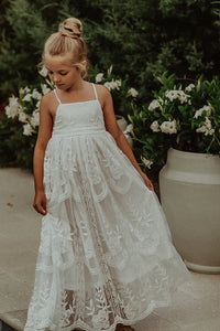 SS Girl's Dress Madeline Lace Dress (white)