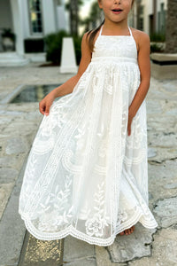 SS Girl's Dress Madeline Lace Dress (white)