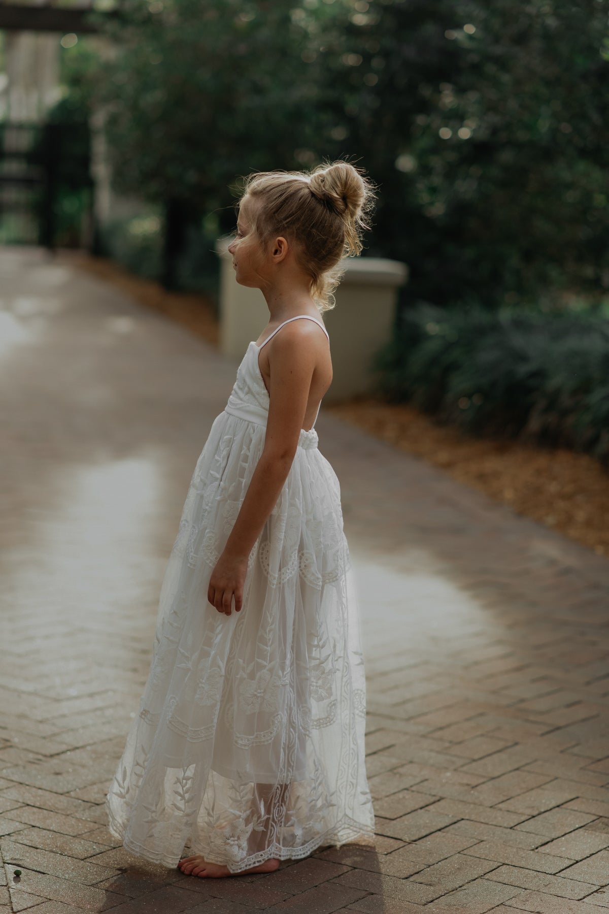 SS Girl's Dress Madeline Lace Dress (white)