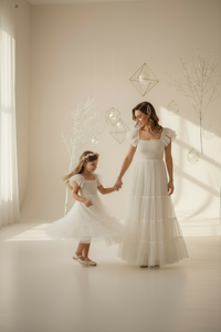 SS Girl's Dress Marabella Dress (antique ivory tulle)
