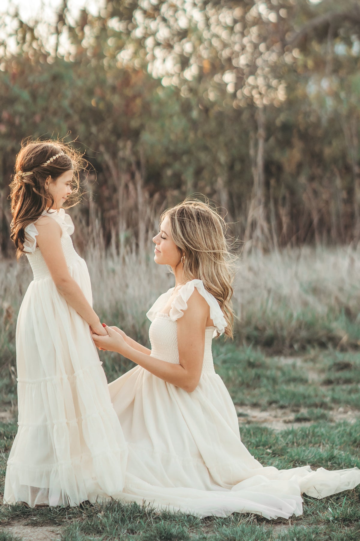 SS Girl's Dress Marabella Dress (antique ivory tulle)