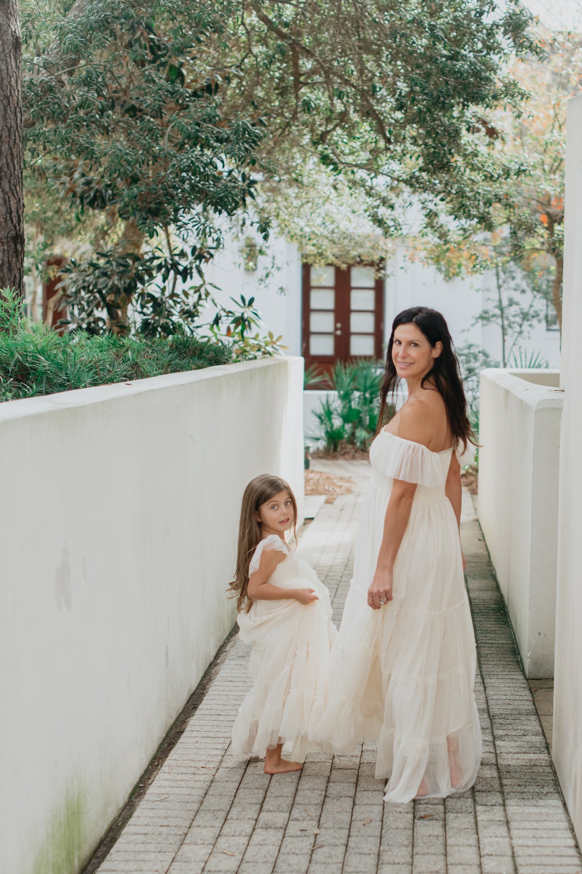SS Girl's Dress Marabella Dress (antique ivory tulle)