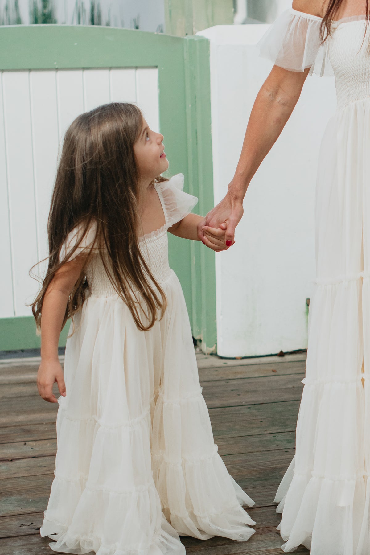 SS Girl's Dress Marabella Dress (antique ivory tulle)