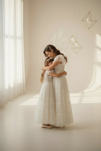 SS Girl's Dress Marabella Dress (antique ivory tulle)