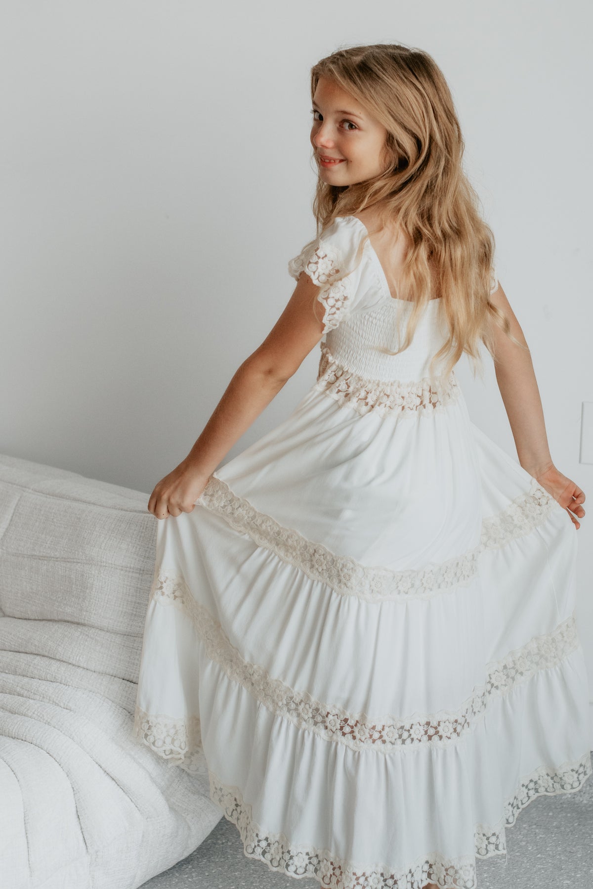 SS Girl's Dress Marabella Dress (lace)