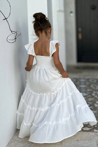 SS Girl's Dress Marabella Dress (white muslin) SALE