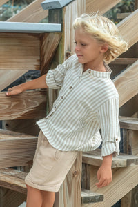 SS Boy's Bottoms Knox Shorts (latte muslin)