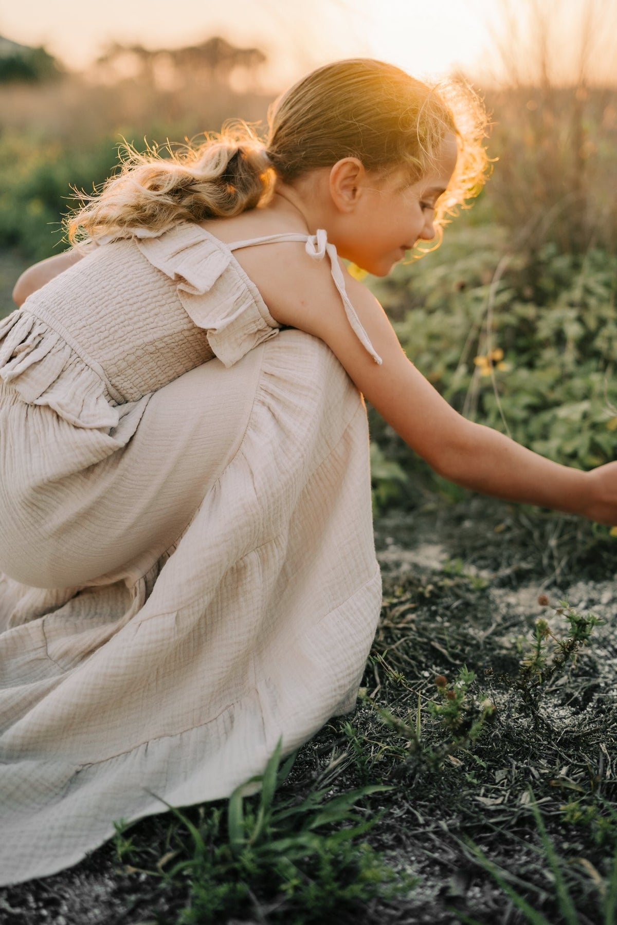 SS Girl's Top Vivi Top (latte muslin)