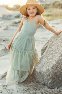 SS Girl's Dress Wendy Dress (mint tulle)