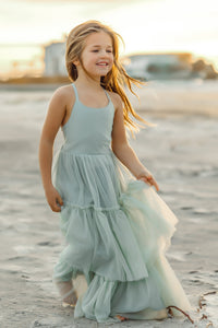 SS Girl's Dress Wendy Dress (mint tulle)