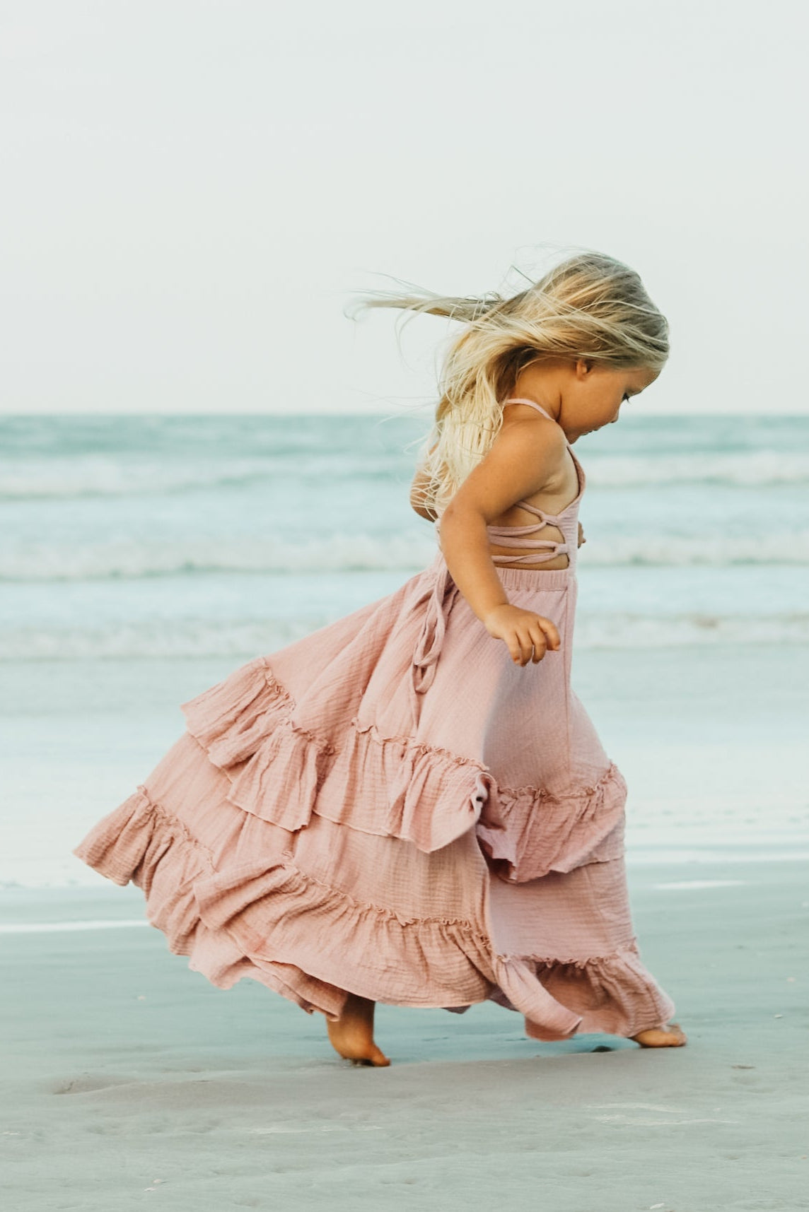 SS Girl's Dress Wendy Dress (peony muslin)