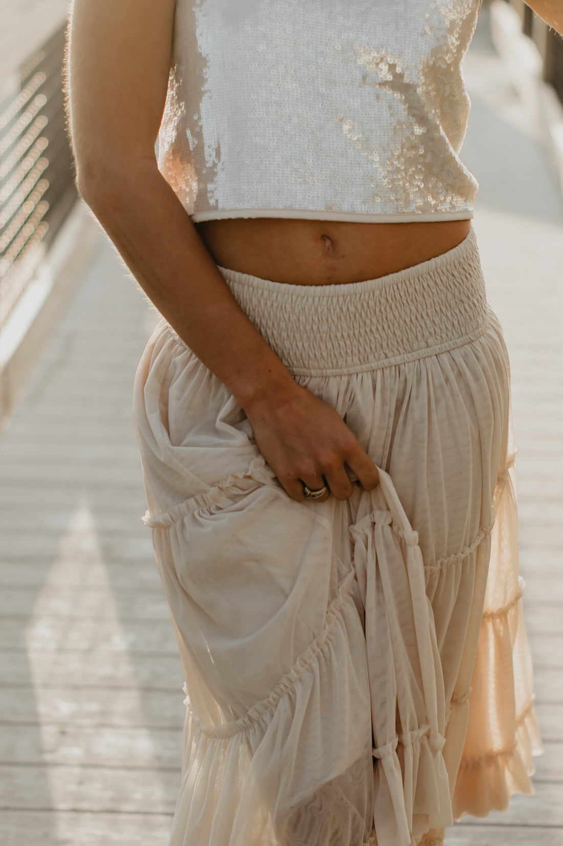 SS Women's Bottoms Women's Jolie Skirt (natural tulle)