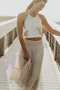 SS Women's Bottoms Women's Jolie Skirt (natural tulle)