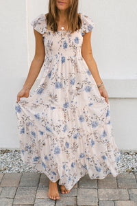 SS Women's Dress Women's Marabella Dress (floral blue chiffon)