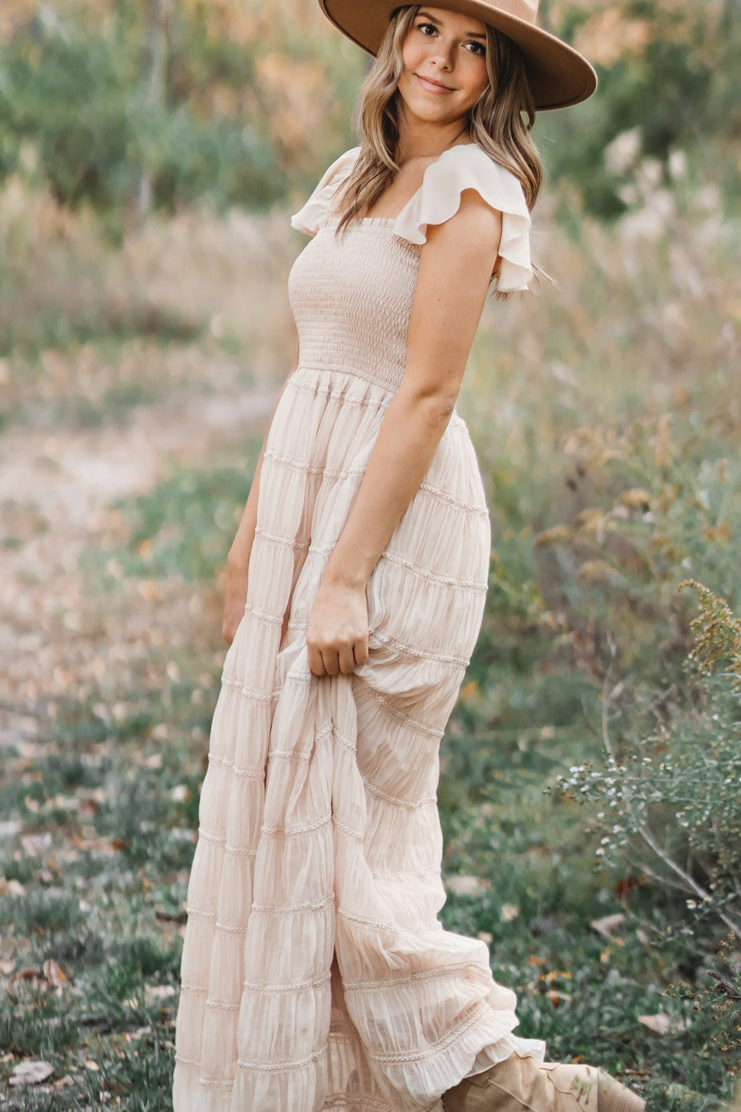 SS Women's Dress Women's Marabella Dress (natural chiffon)