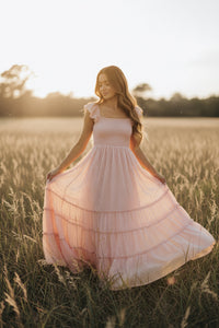 SS Women's Dress Women's Marabella Dress (petal pink swiss dot)