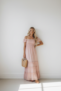 SS Women's Dress Women's Marabella Dress (petal pink swiss dot)