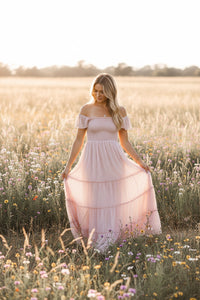SS Women's Dress Women's Marabella Dress (petal pink swiss dot)