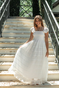 SS Women's Dress Women's Marabella Dress (white chiffon)