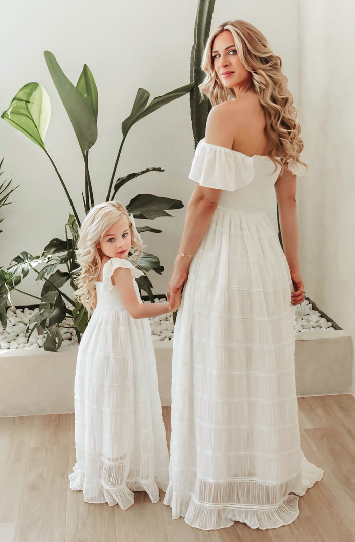 SS Women's Dress Women's Marabella Dress (white chiffon)