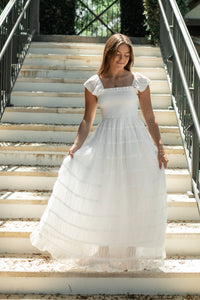 SS Women's Dress Women's Marabella Dress (white chiffon)
