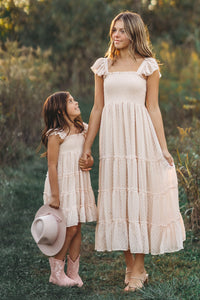 SS Women's Dress Women's Pia Dress (natural swiss dot)