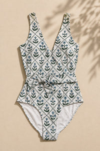 LB Women's Swim Women's Tie One Piece (bluebell)