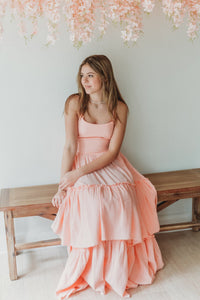 SS Women's Dress Women's Wendy Dress (vibrant coral muslin) FINAL SALE