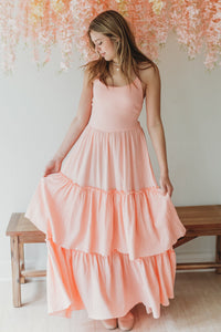SS Women's Dress Women's Wendy Dress (vibrant coral muslin) FINAL SALE