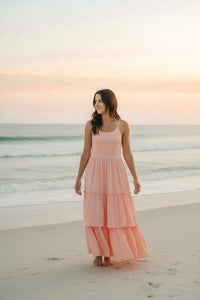 SS Women's Dress Women's Wendy Dress (vibrant coral muslin) FINAL SALE