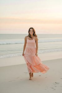 SS Women's Dress Women's Wendy Dress (vibrant coral muslin) FINAL SALE