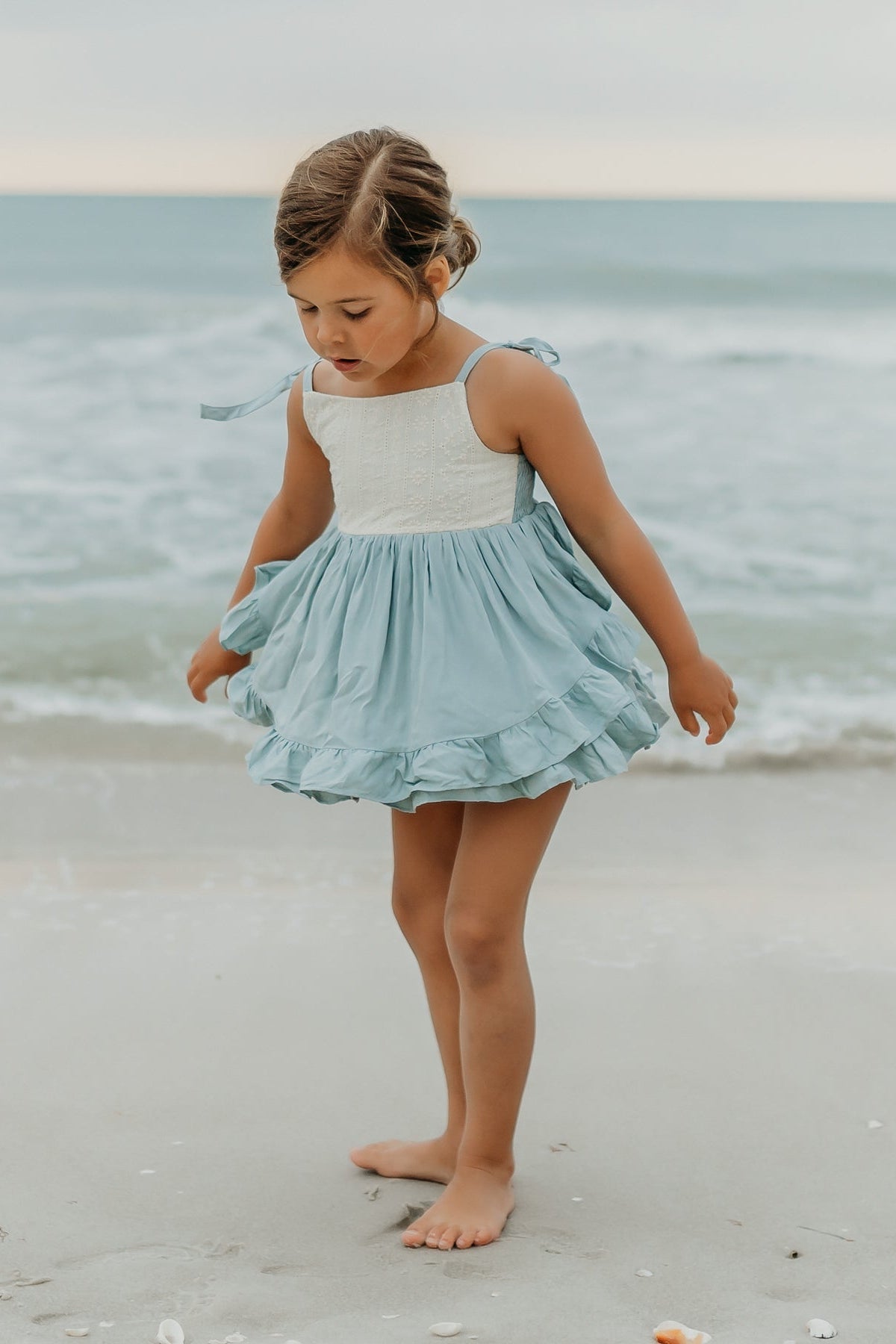 LB Girl's Sets Penny Tunic Set (sage blue) SALE