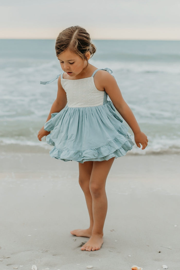 LB Girl's Sets Penny Tunic Set (sage blue) SALE