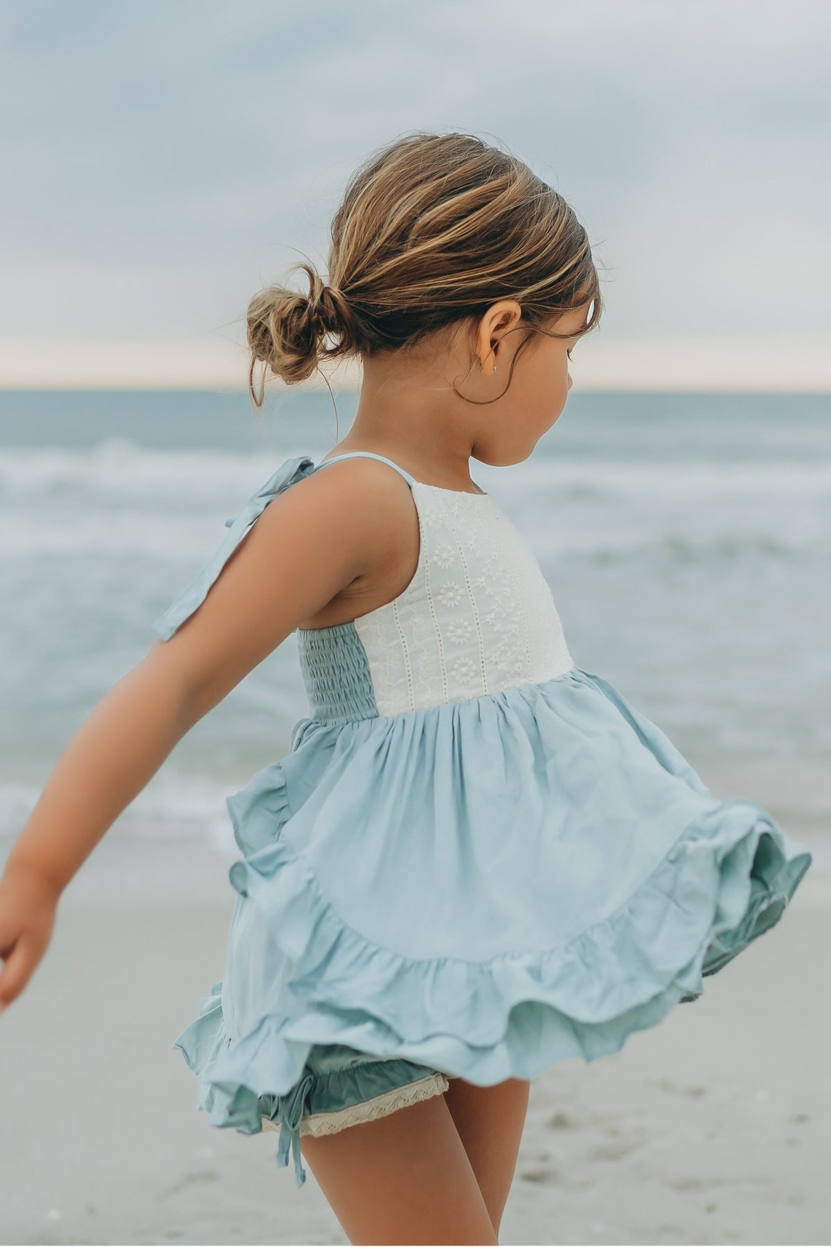 LB Girl's Sets Penny Tunic Set (sage blue) SALE