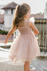 SS Girl's Dress Juliet Dress (sequin pink tulle)