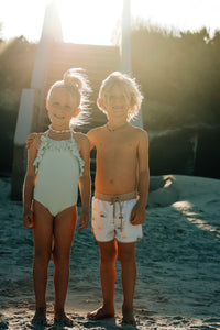 LB Boy's Swim Board Shorts (ash sun)