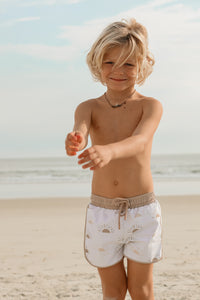 LB Boy's Swim Board Shorts (ash sun)