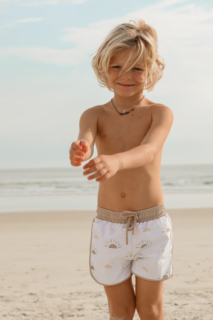 LB Boy's Swim Board Shorts (ash sun)