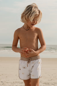 LB Boy's Swim Board Shorts (ash sun)
