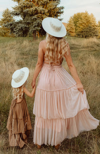 SS Girl's Dress Wendy Dress (mocha muslin)