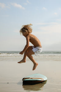 LB Boy's Swim Board Shorts (ash sun)