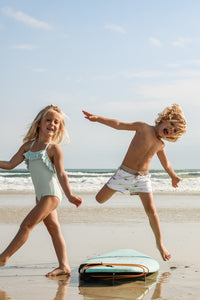 LB Boy's Swim Board Shorts (ash sun)